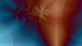 thumbnail bronze and blue fractal image