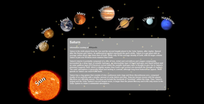 thumbnail solar system website screen shot